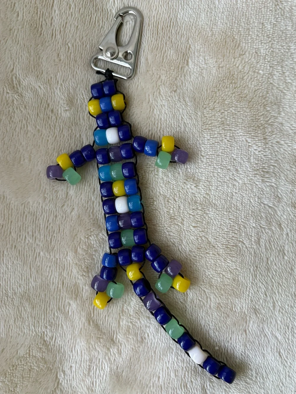 Free People Beaded Lizard Bag Charm 🔥multicolor